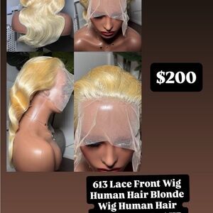 Blonde Lace Front Wig - Human Hair